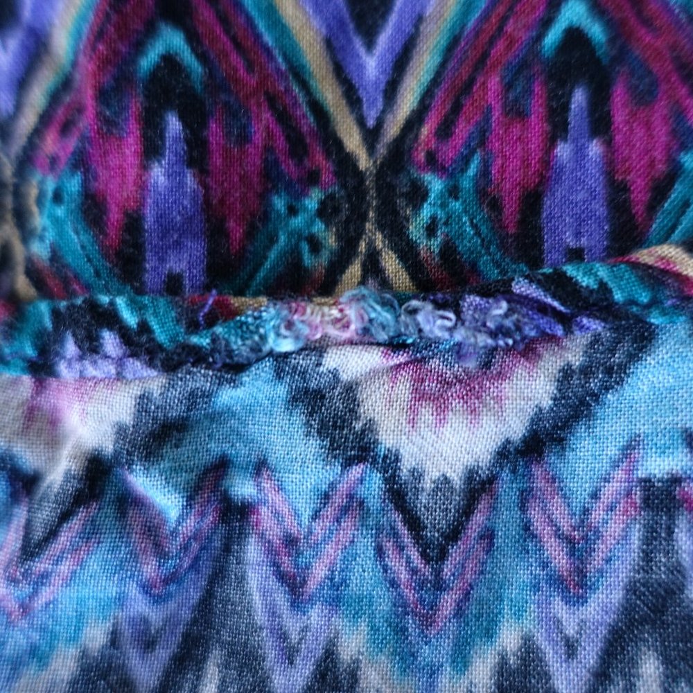 3/$25 Multi-Colored Patterned Mini Dress - Picture 4 of 4
